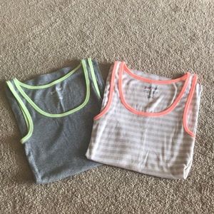 Two Old Navy tank tops